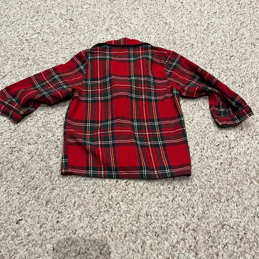 Petite Plume Kids Flannel Pajamas 2 Plaid Cozy Holiday Christmas Fall Classic